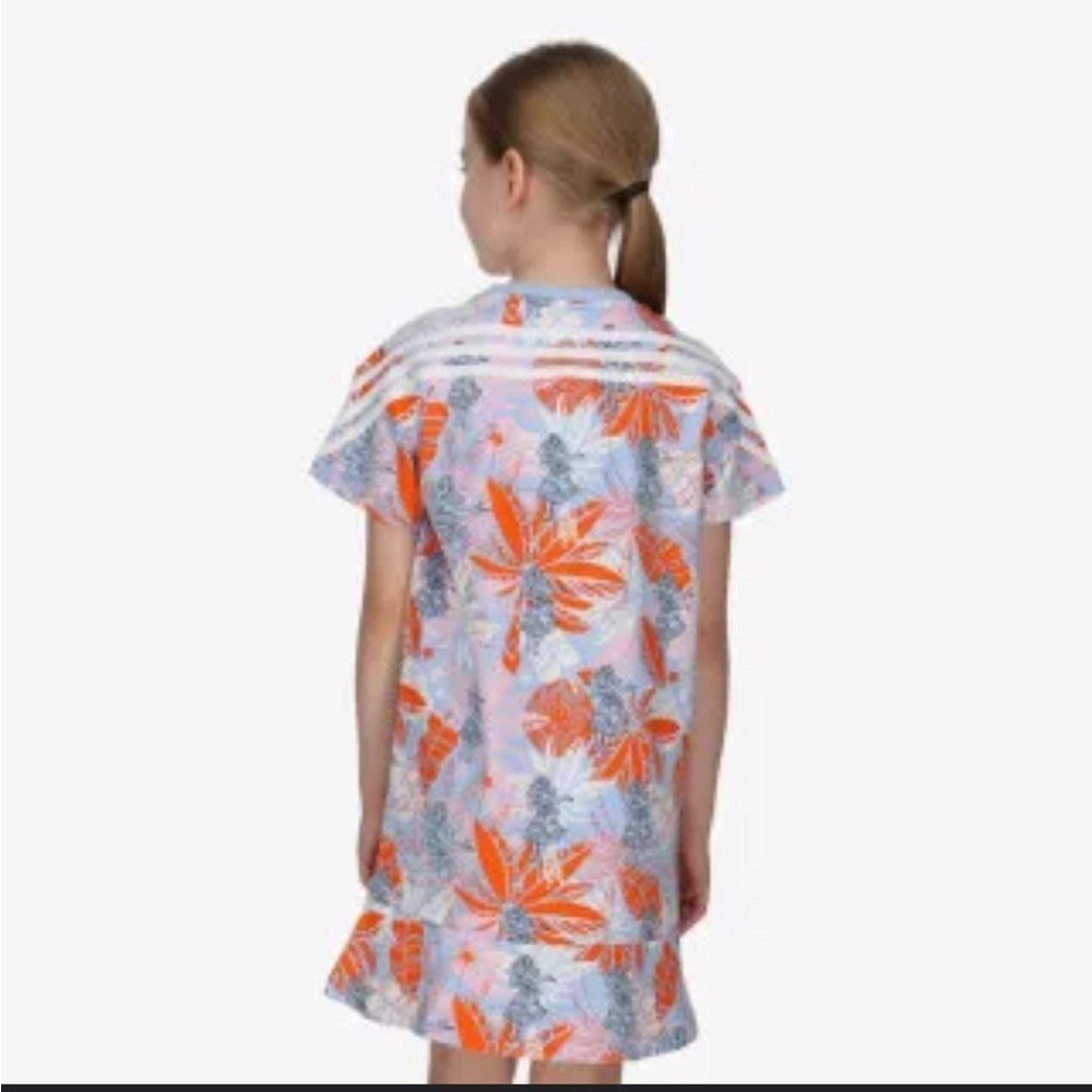Adidas x Disney Moana Girls T Shirt Dress - Picture 3 of 9